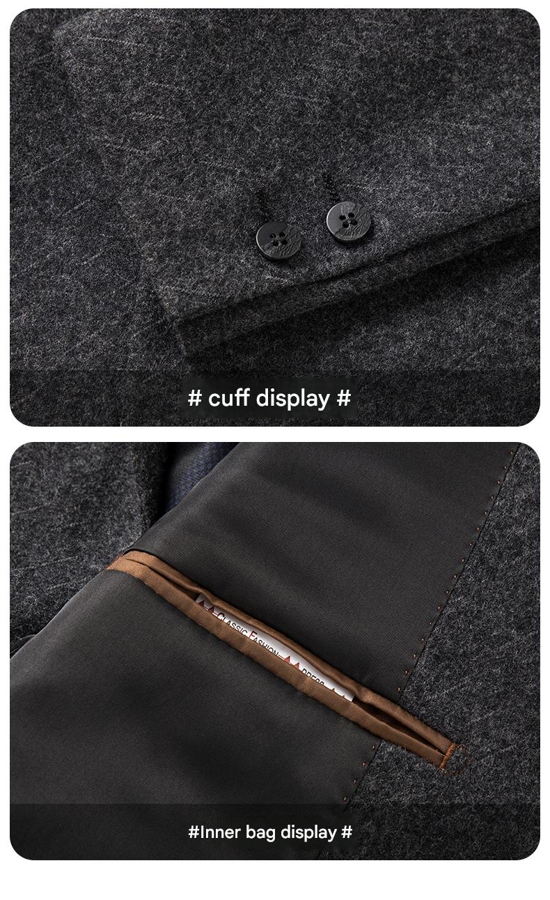 Wool Blend Single Blazer