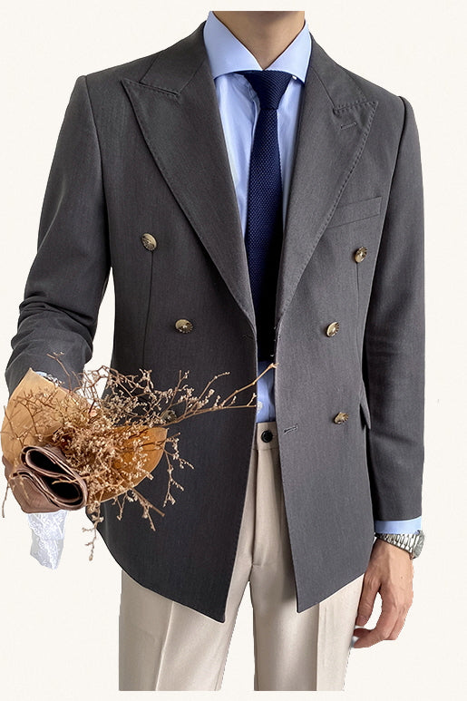 MONSEN Suitory Double-Breasted Slim Blazer in Performance Blend product image