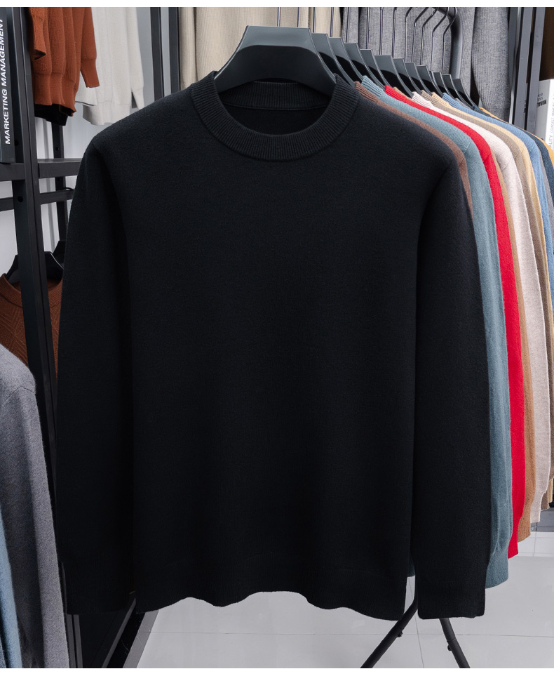 100% Wool Crew Sweater