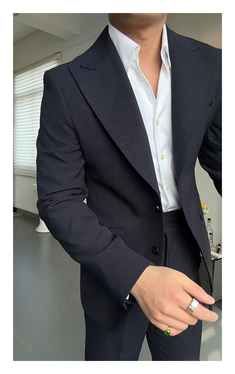 MONSEN Suitory Creative Series Naples-Style Suit in Performance Blend product image