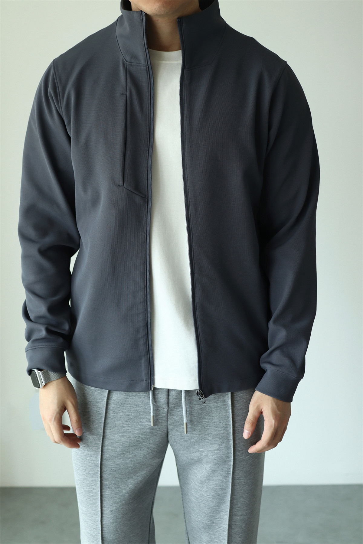MONSEN Suitory 4-Way Stretch Stand-Collar Outerwear Jacket in Performance Blend product image