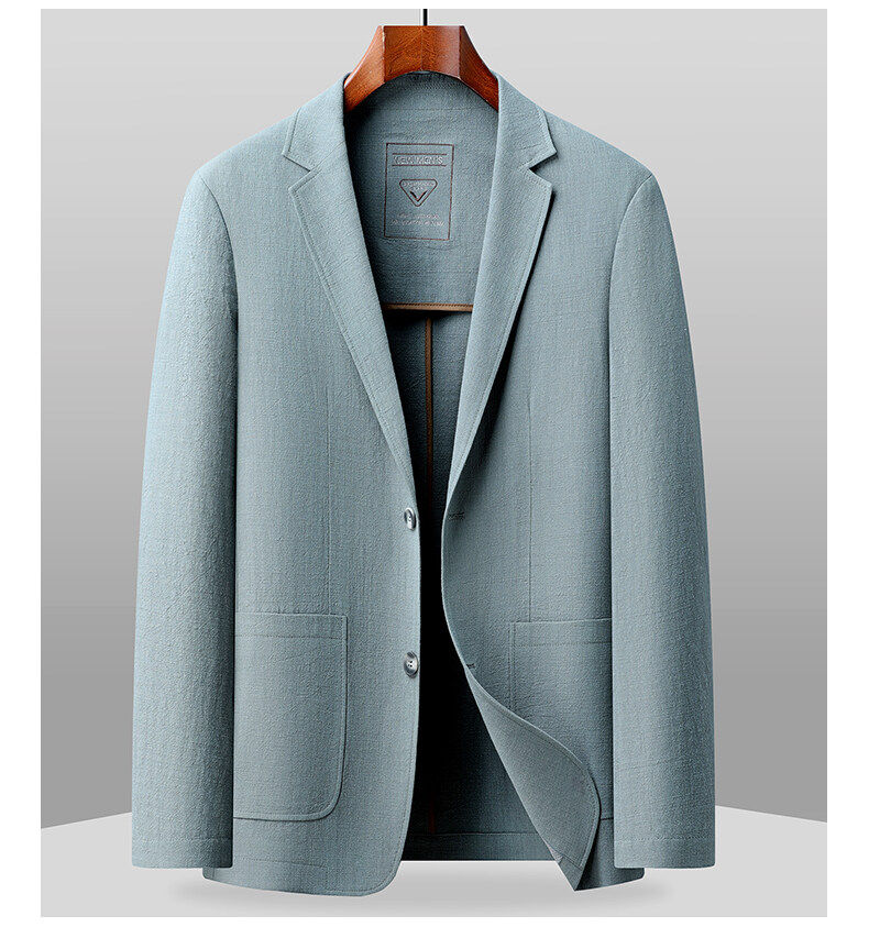 MONSEN Suitory 100% Cotton Single-Breasted Blazer product image