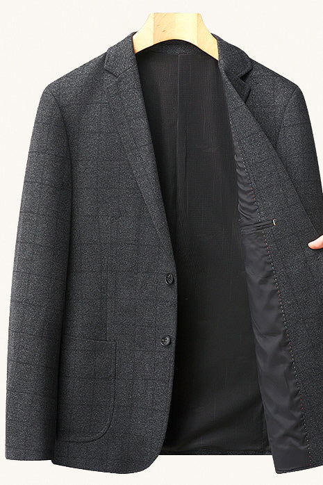 MONSEN Suitory Smart Polish, Business-Casual Blazer 1 in Denim product image
