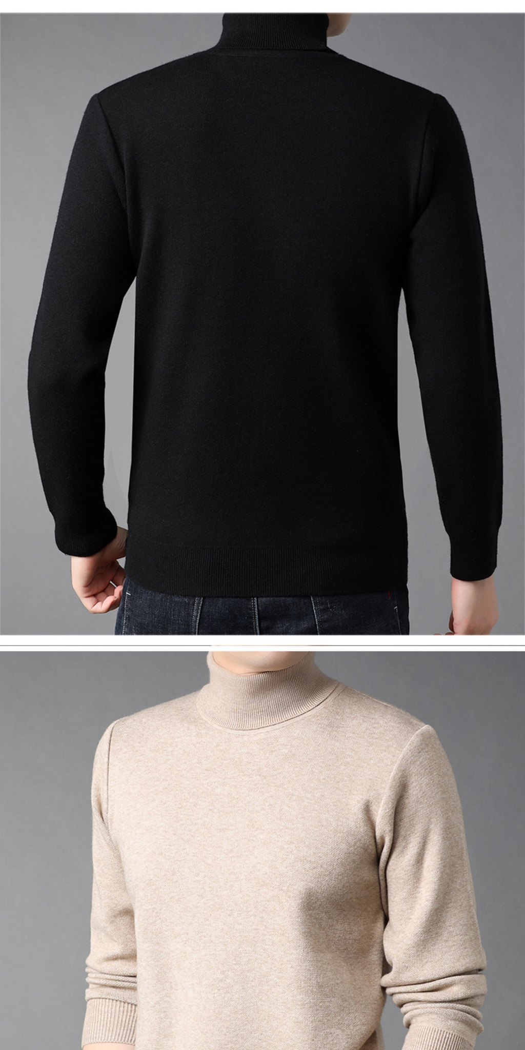 100% Wool Turtleneck sweater