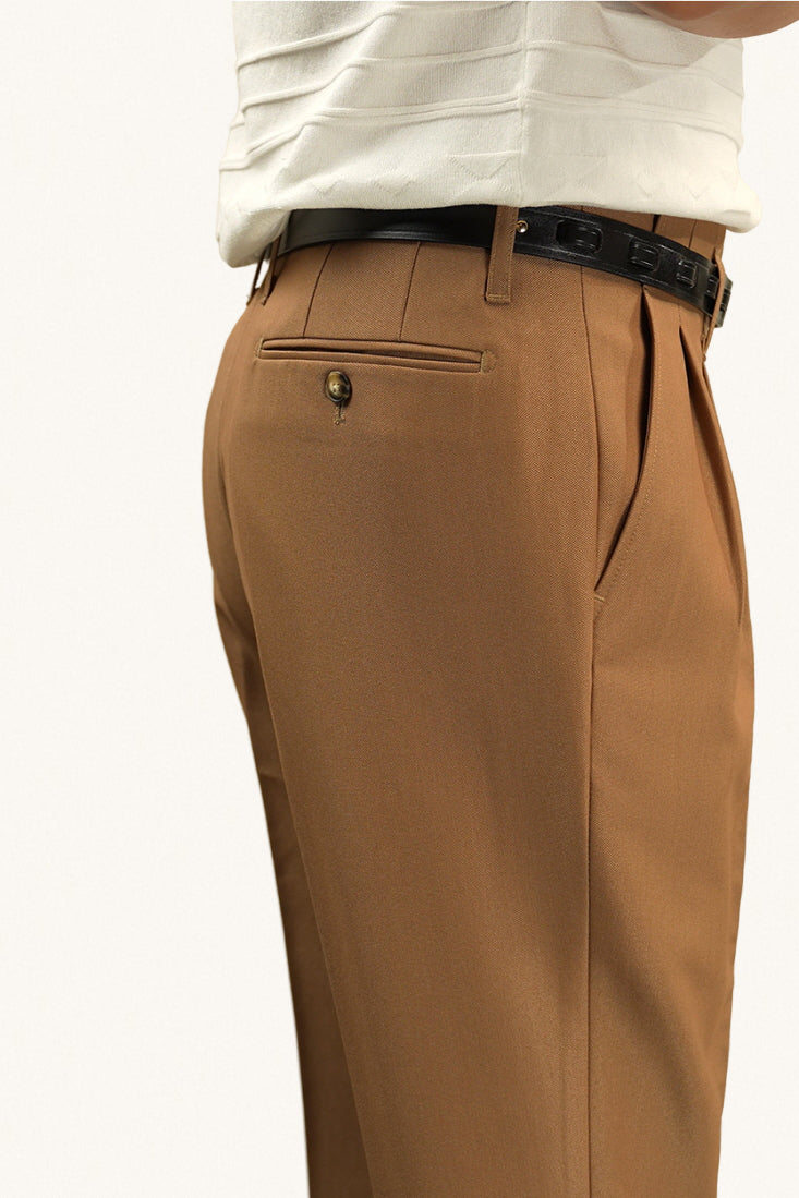 MONSEN Suitory High-Waisted Straight-Leg Trousers in Performance Blend product image