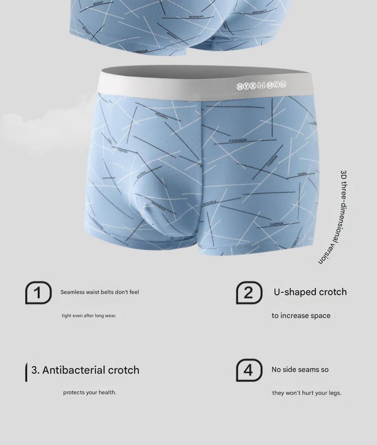 MONSEN Suitory Breathable Plus Size Underwear in Cotton product image