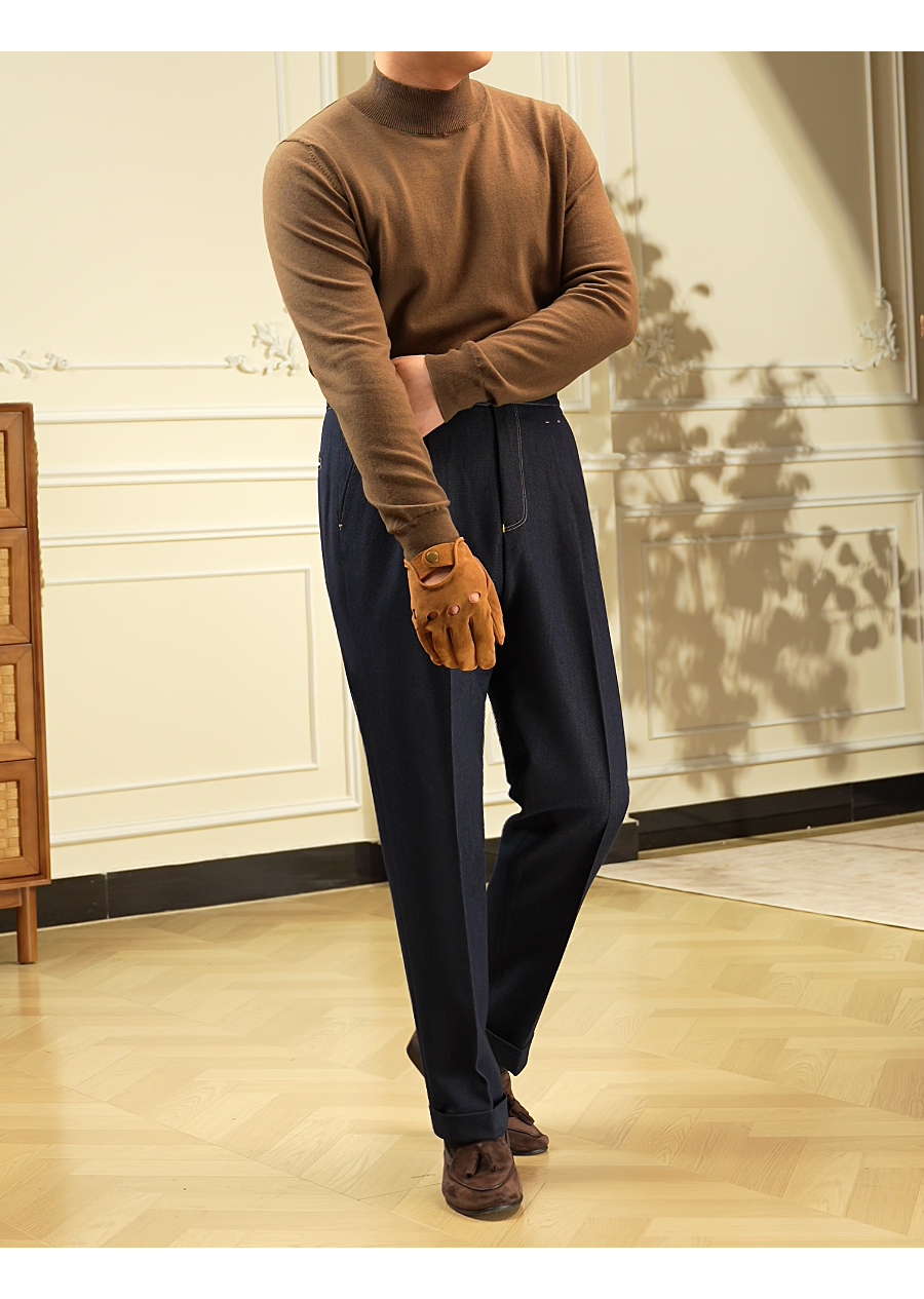 Half-Mock Knit Sweater