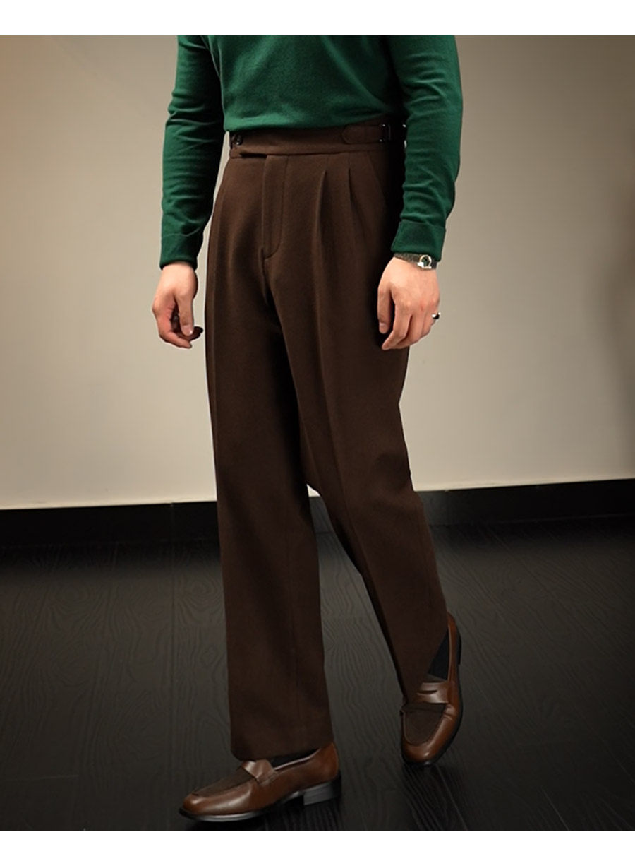 MONSEN Suitory High-Waisted Trousers in Performance Blend product image