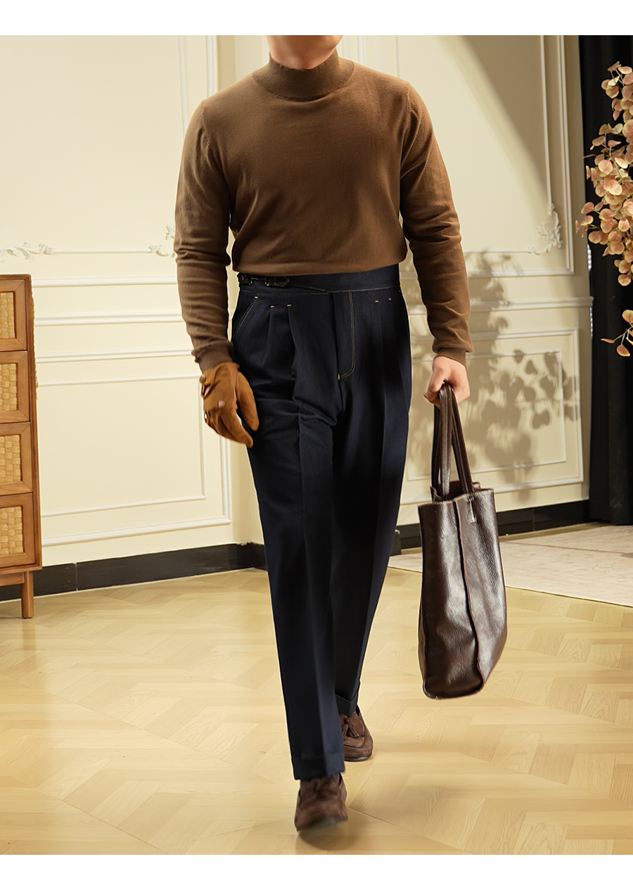 Half-Mock Knit Sweater