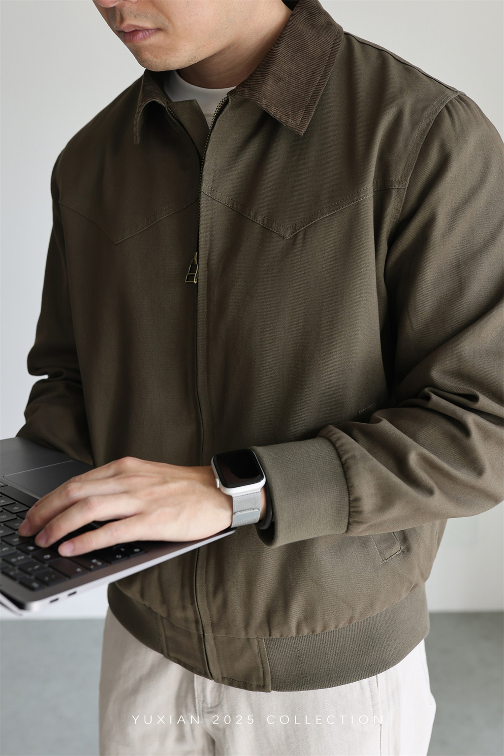 MONSEN Suitory Washed Cotton Twill Jacket product image