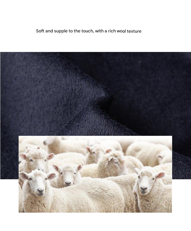 100% Wool Double-Faced Short Coat