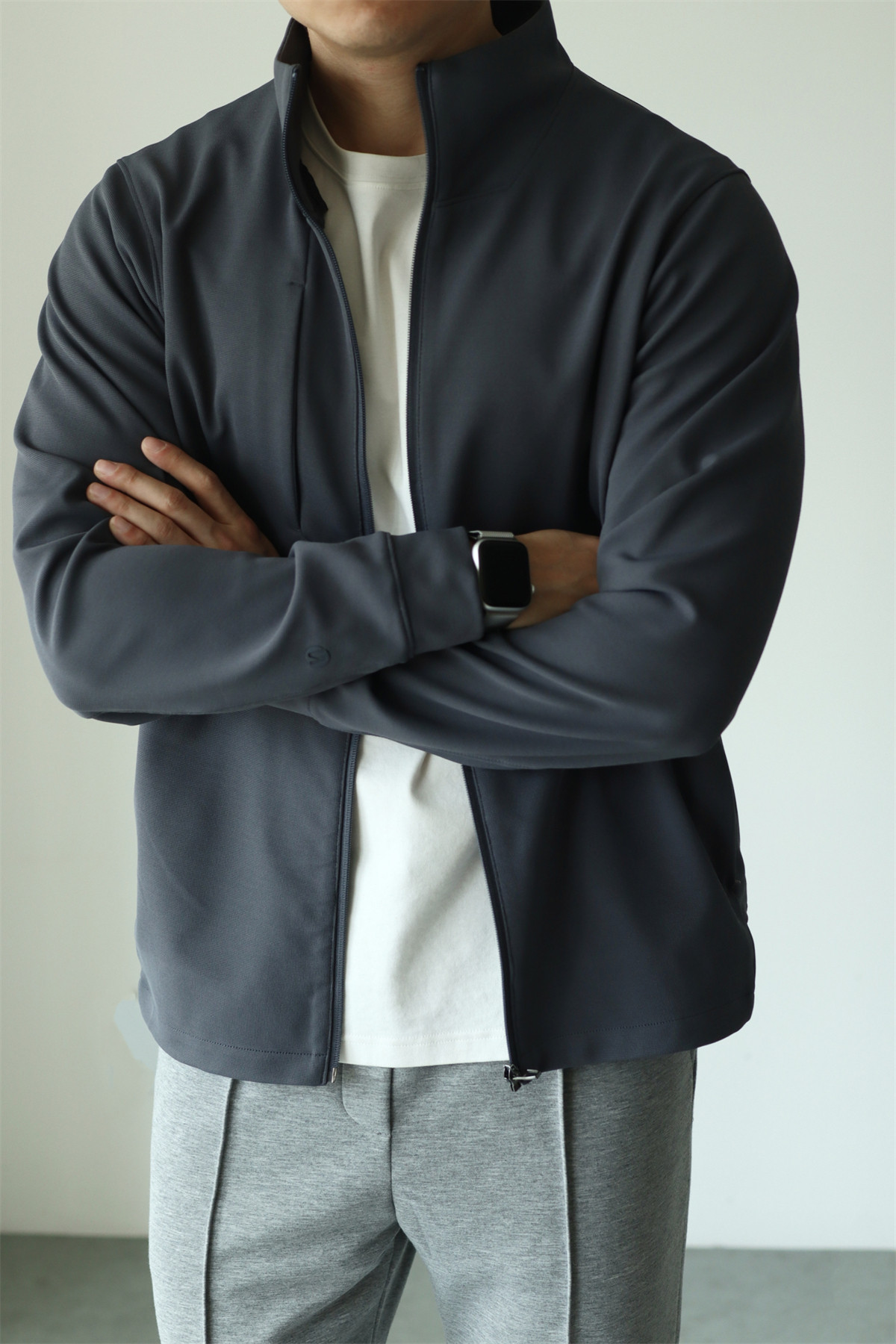 MONSEN Suitory 4-Way Stretch Stand-Collar Outerwear Jacket in Performance Blend product image