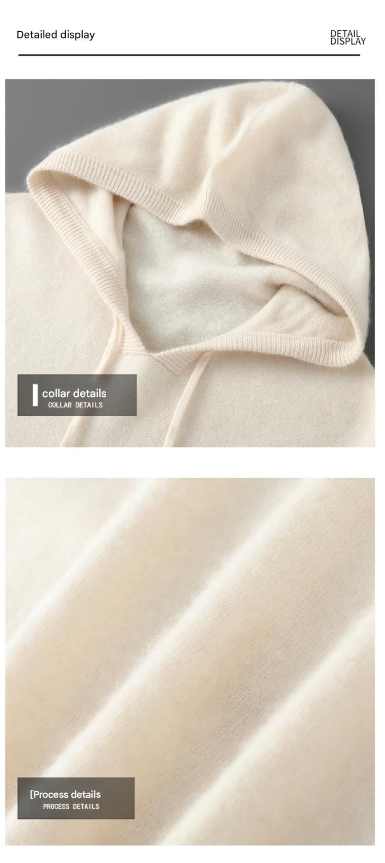 AW 100% Wool Knit Hoodie