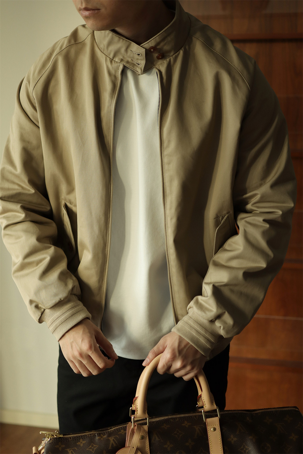 MONSEN Suitory Classic Harrington Outerwear Jacket in Cotton product image