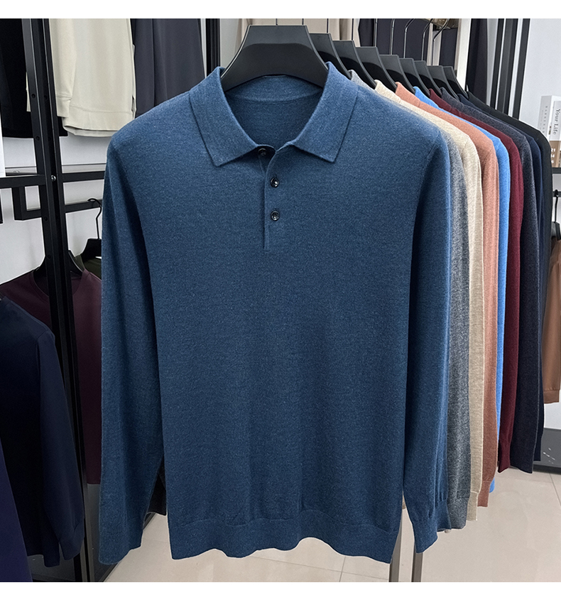MONSEN Suitory 100% Cashmere Polo Knit product image
