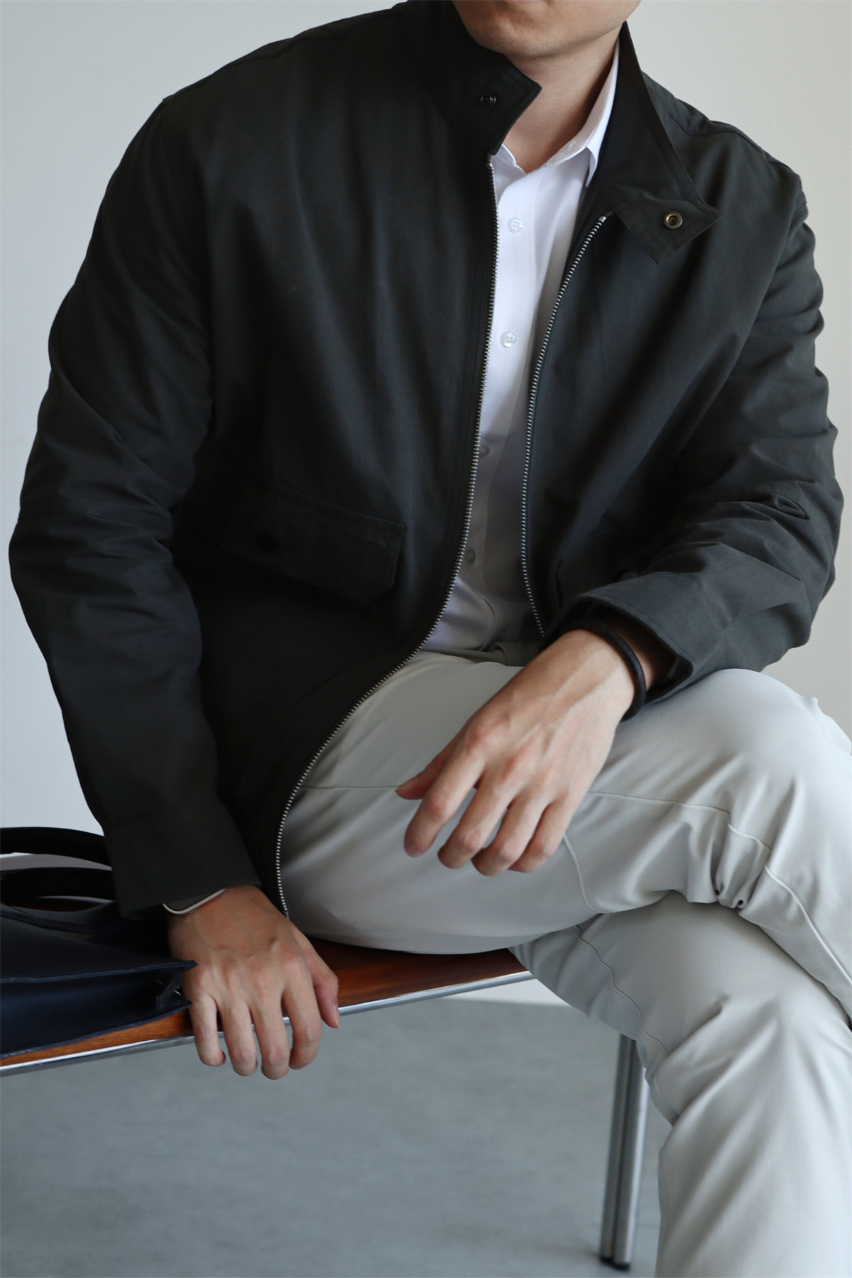 MONSEN Suitory G9 Harrington Washed Cotton Jacket product image