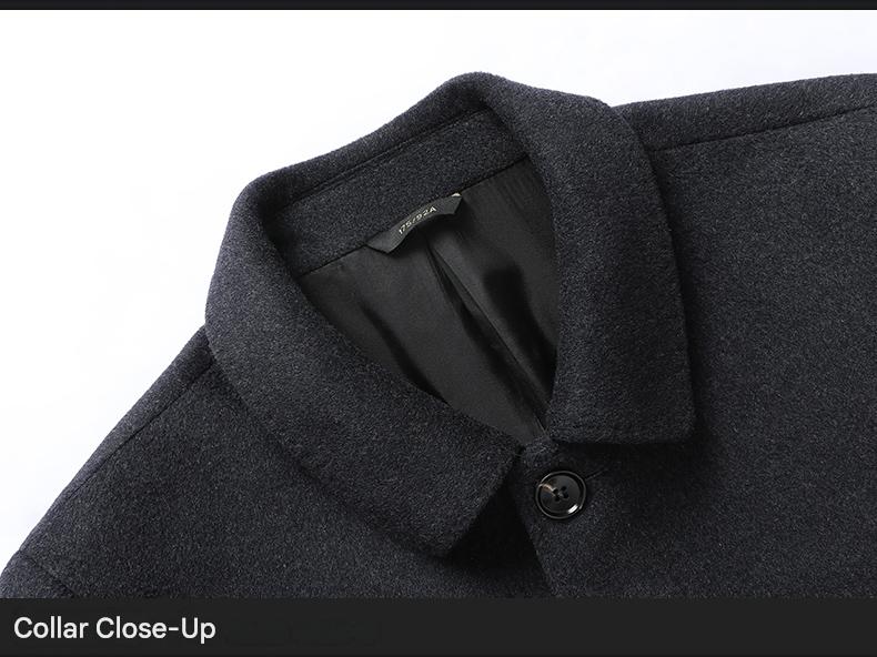 Mid-Length Wool Coat