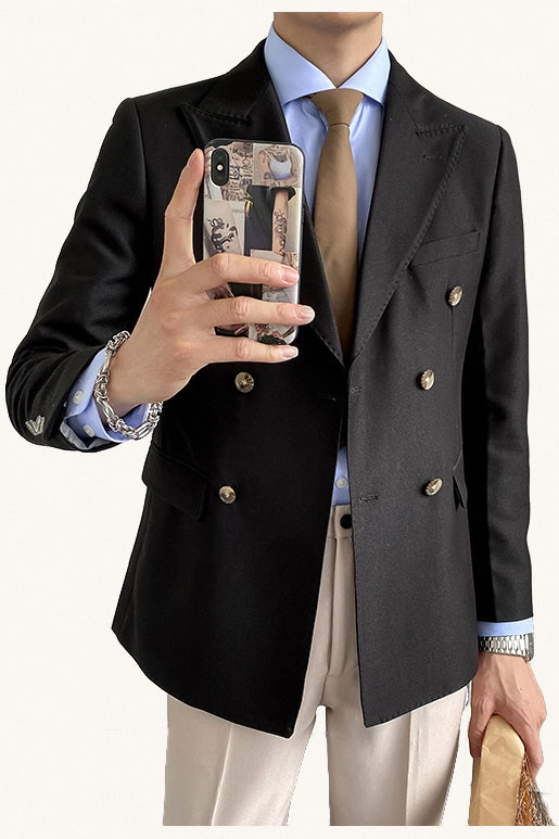 MONSEN Suitory Double-Breasted Slim Blazer in Performance Blend product image