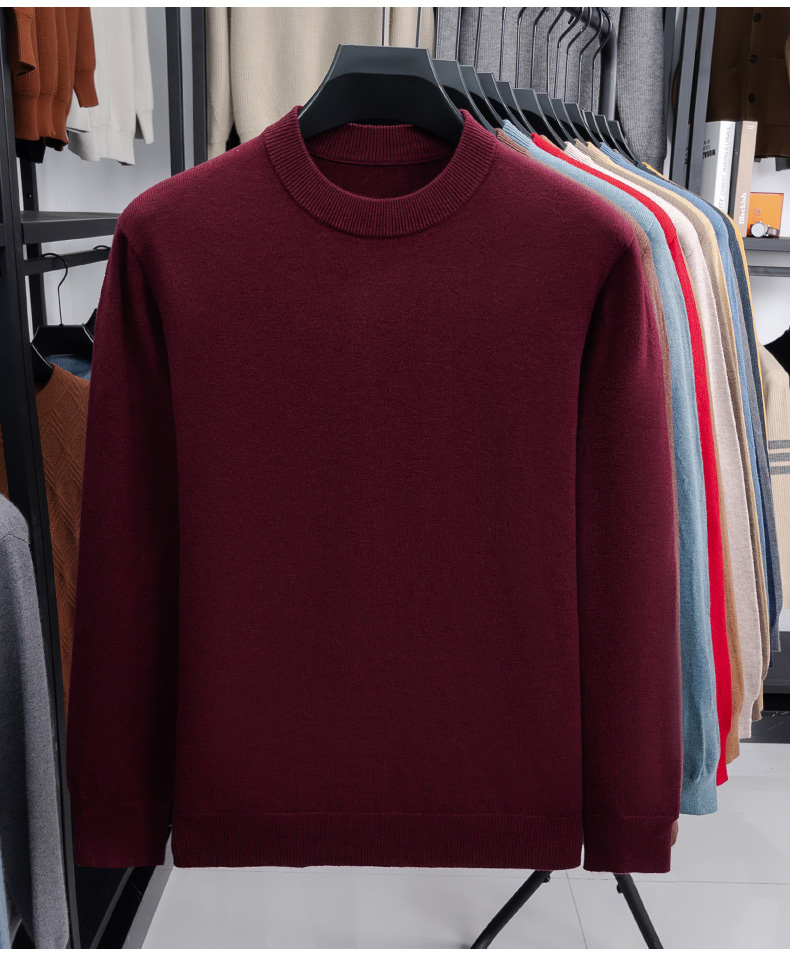 100% Wool Crew Sweater