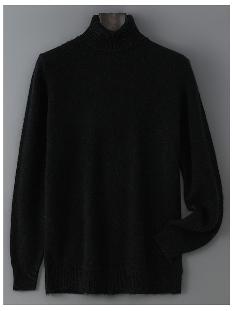 100% Wool Turtleneck Sweater 2
