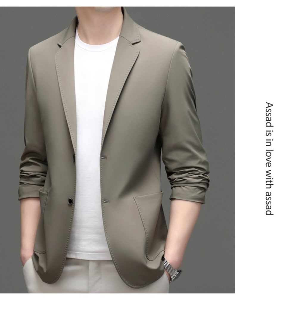 MONSEN Suitory Lightweight Anti-Wrinkle Blazer in Silk Blend product image