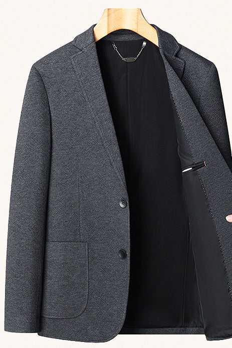 MONSEN Suitory Smart Polish, Business-Casual Blazer 1 in Denim product image