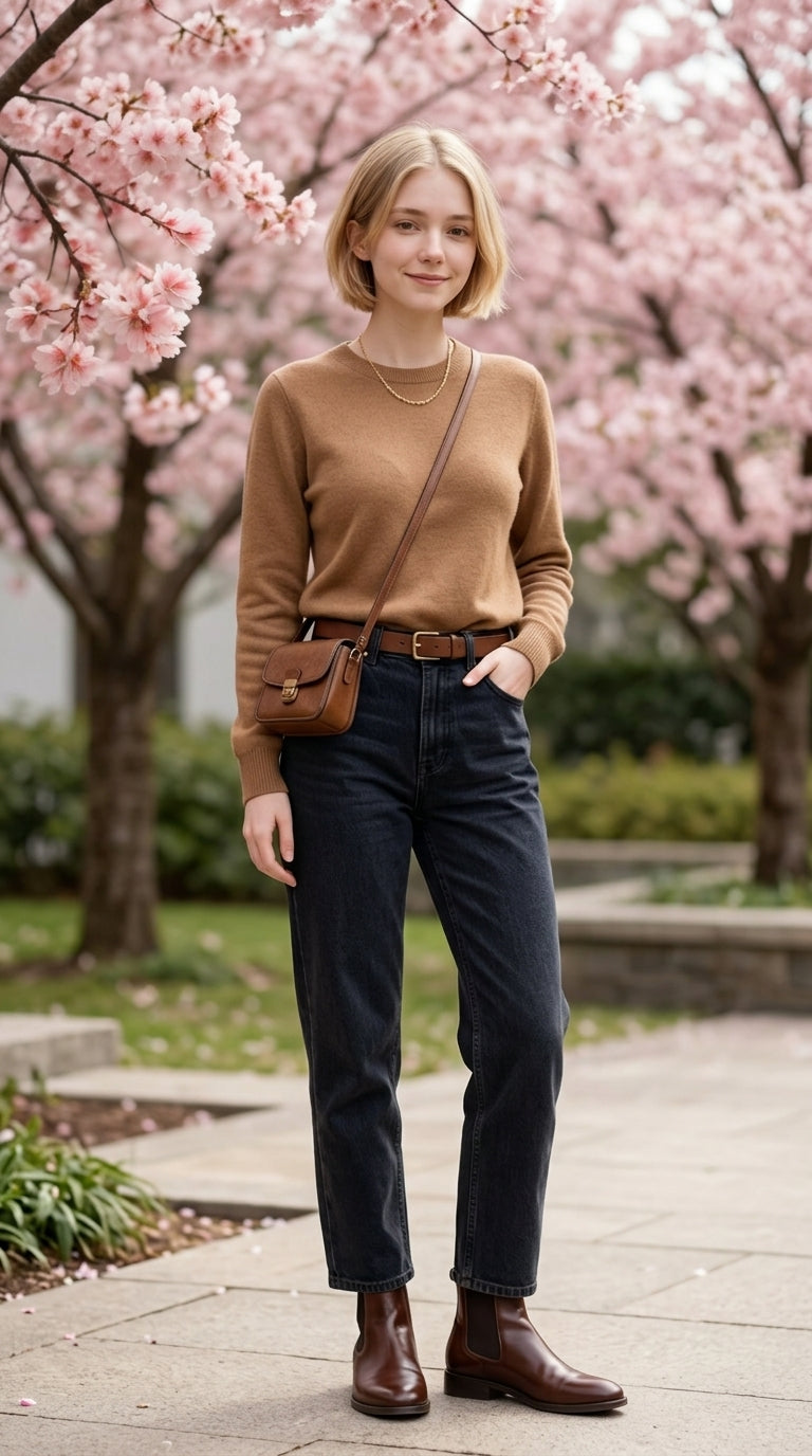 MONSEN Suitory Pure Goat Cashmere Sweater product image