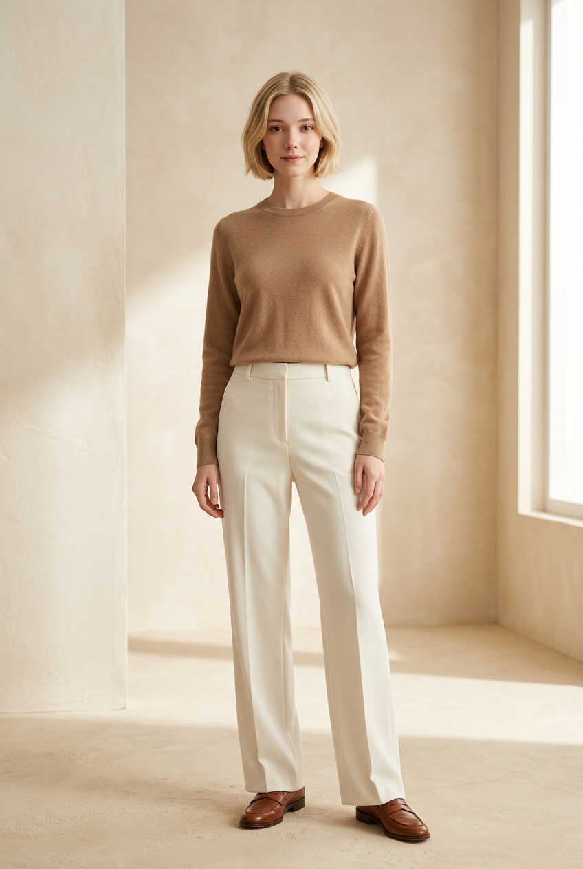 MONSEN Suitory Pure Goat Cashmere Sweater product image