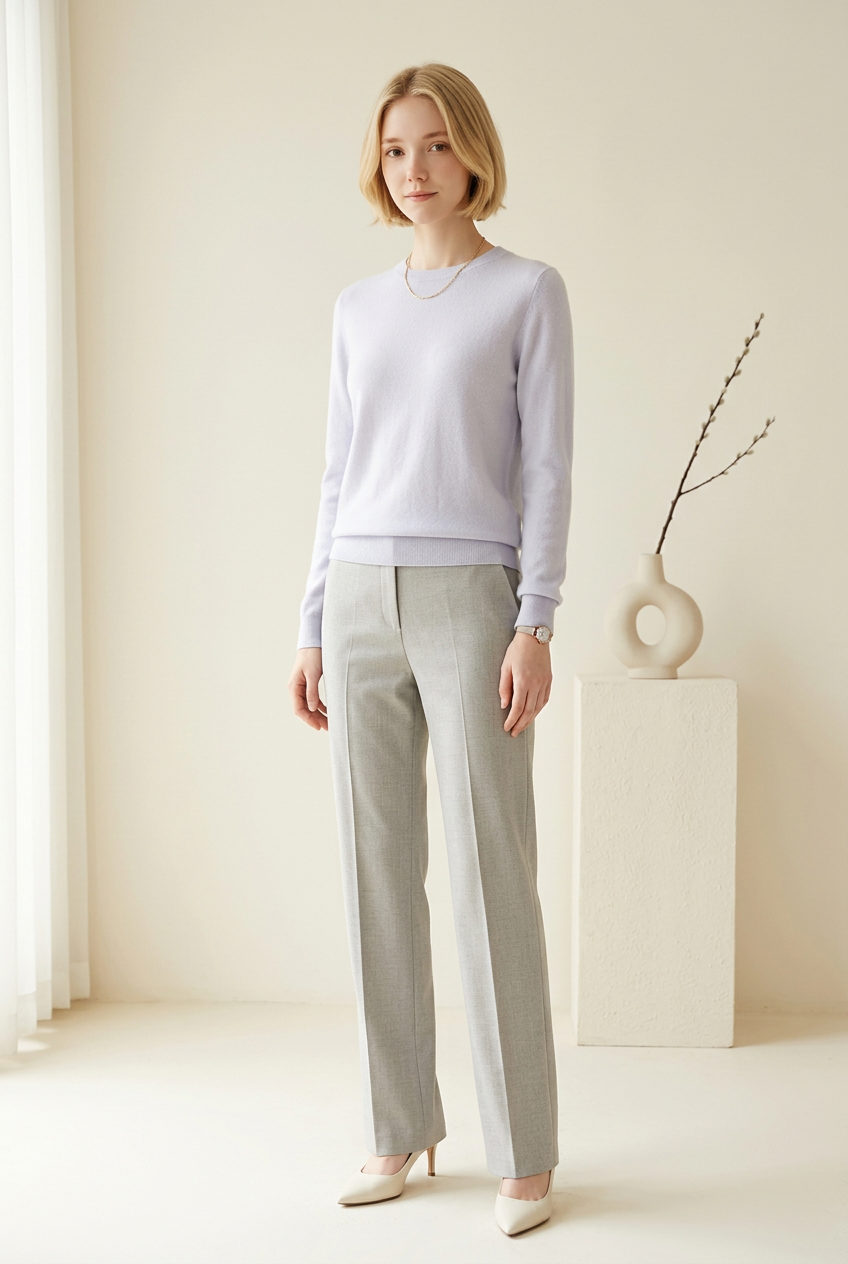 MONSEN Suitory Pure Goat Cashmere Sweater product image