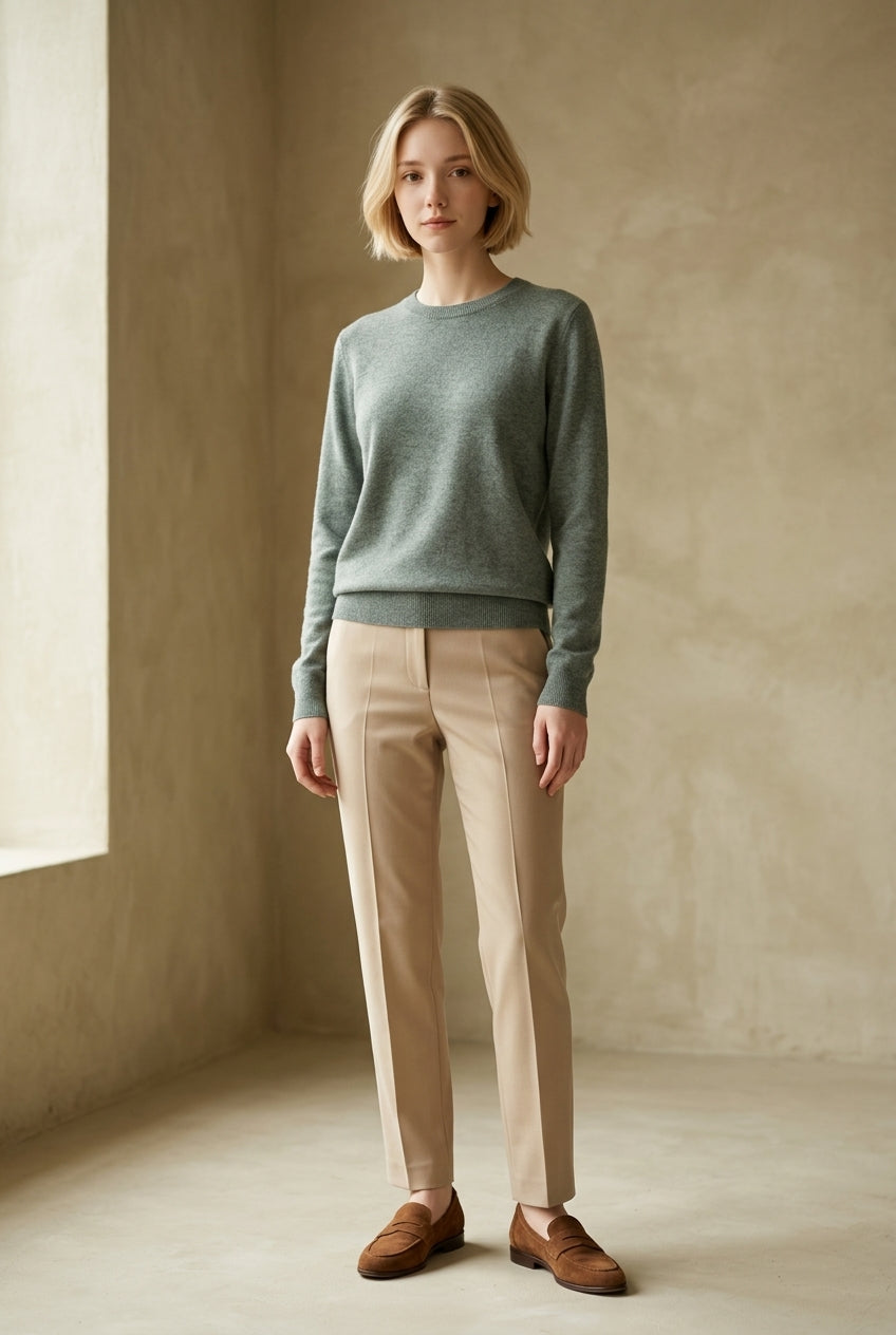 MONSEN Suitory Pure Goat Cashmere Sweater product image