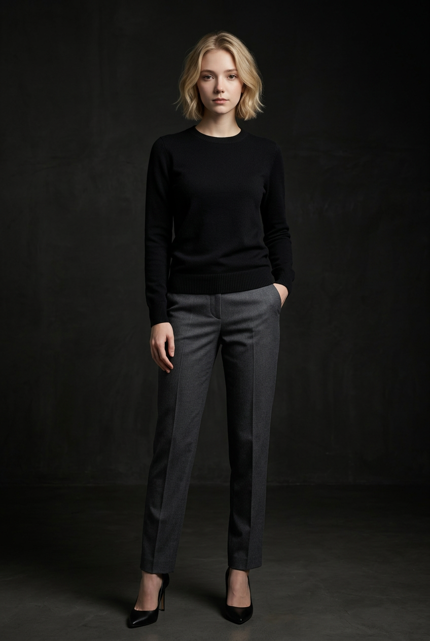 MONSEN Suitory Pure Goat Cashmere Sweater product image
