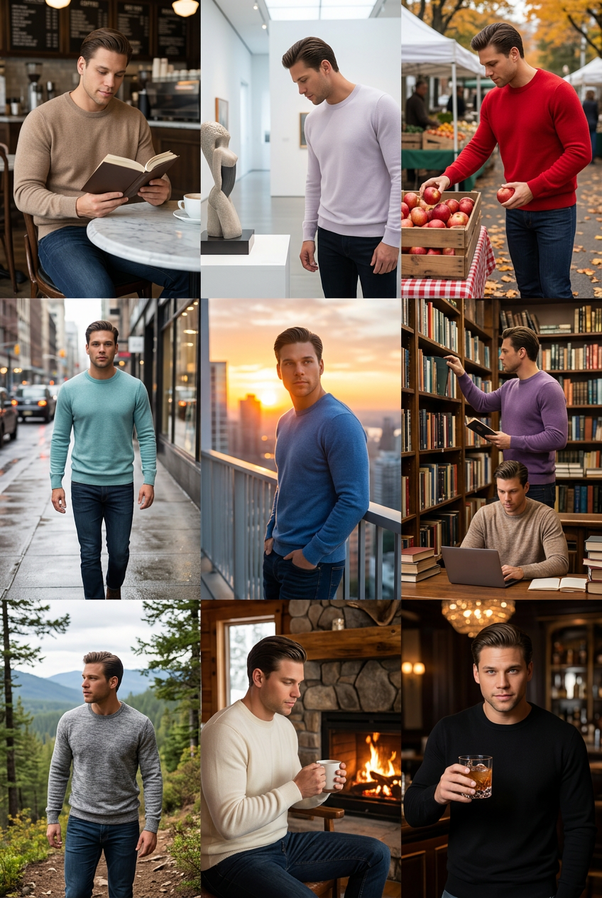 MONSEN Suitory Pure Goat Cashmere Sweater product image