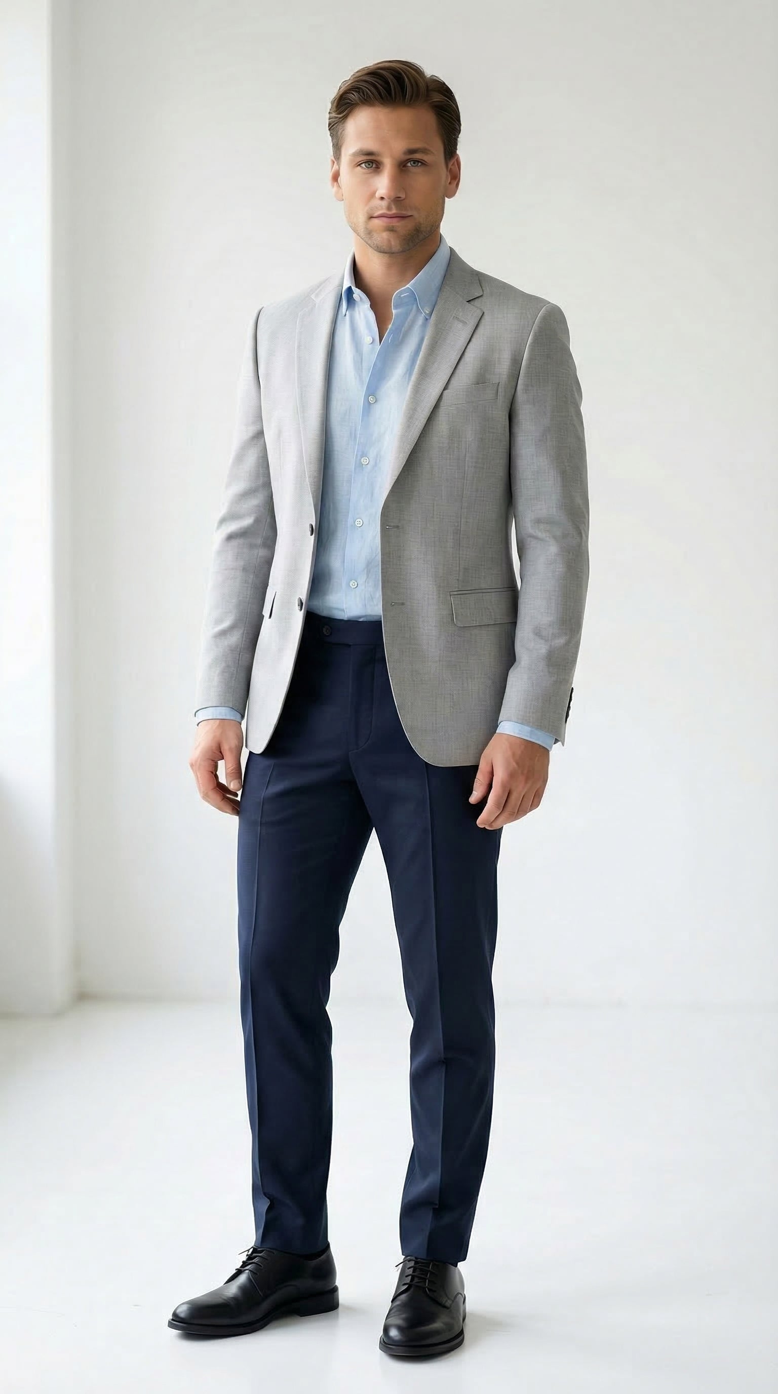 MONSEN Suitory One-Piece Collar Linen Shirt product image