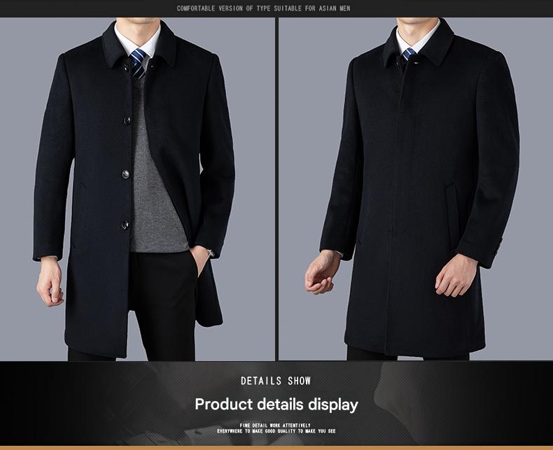 Mid-Length Wool Coat