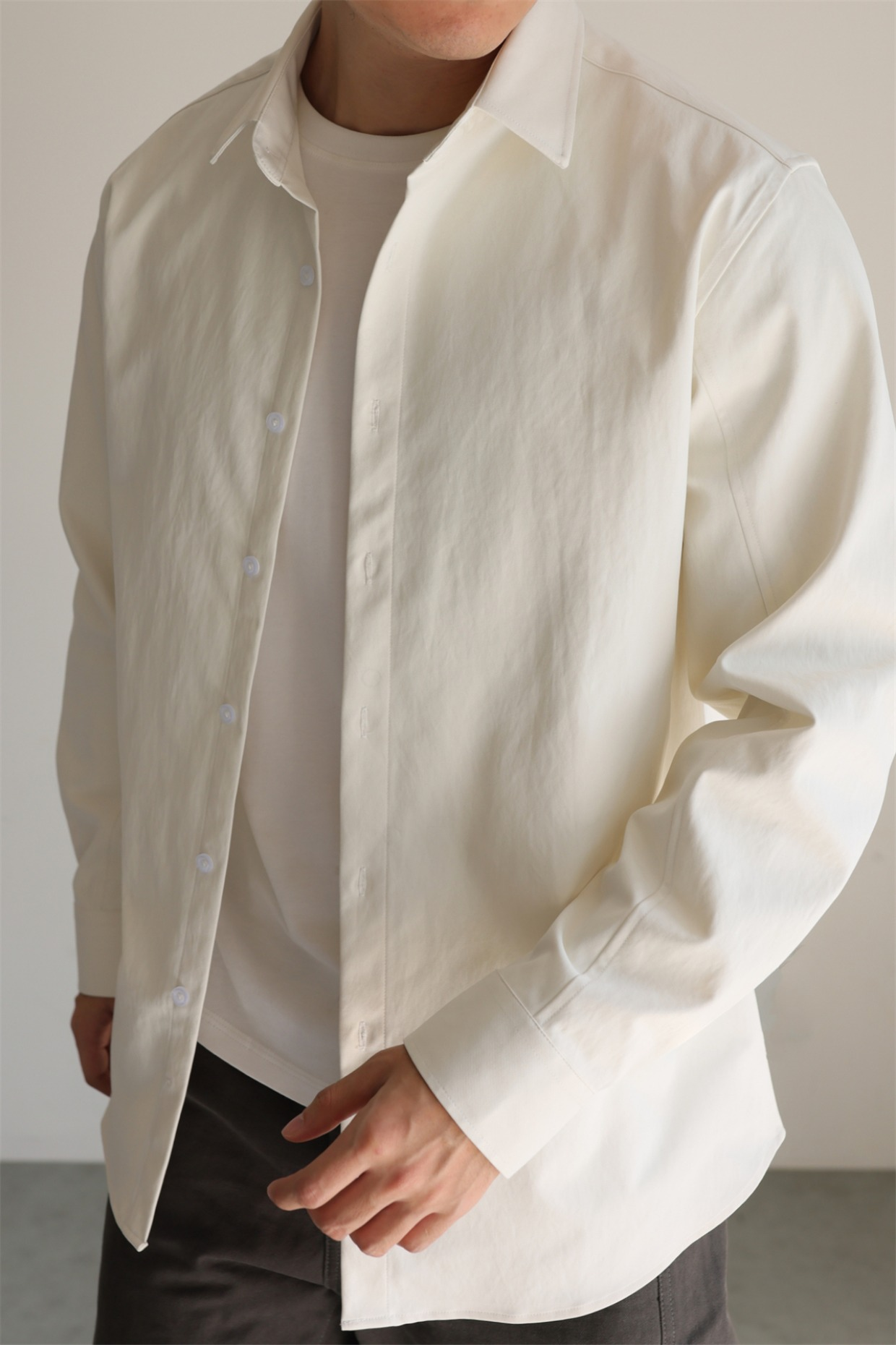 Easy-Care Cotton-Feel Shirt