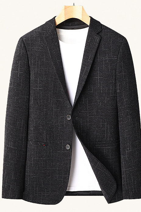 MONSEN Suitory Smart Polish, Business-Casual Blazer 1 in Denim product image