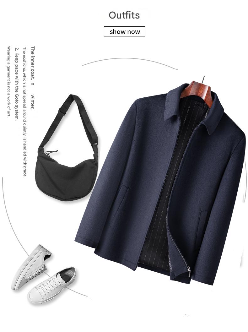 100% Wool Double-Faced Short Coat