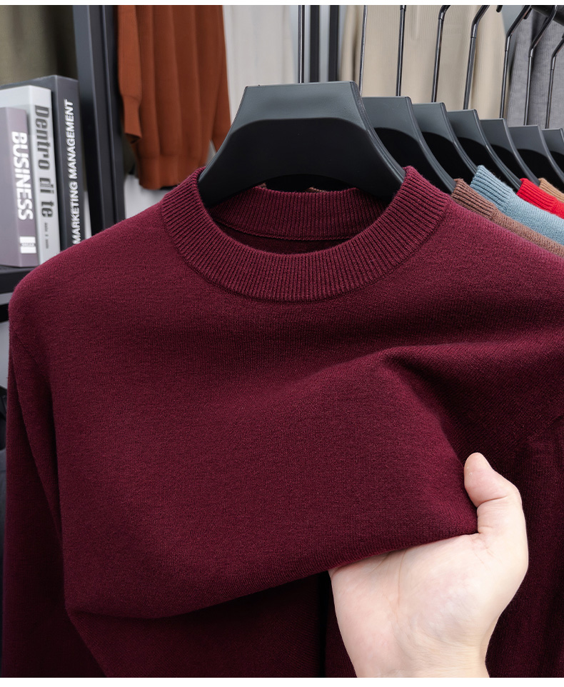 100% Wool Crew Sweater