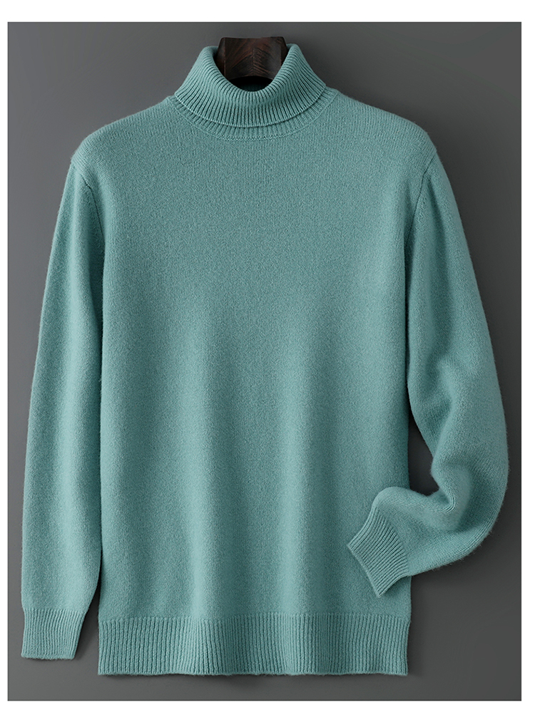100% Wool Turtleneck Sweater 1