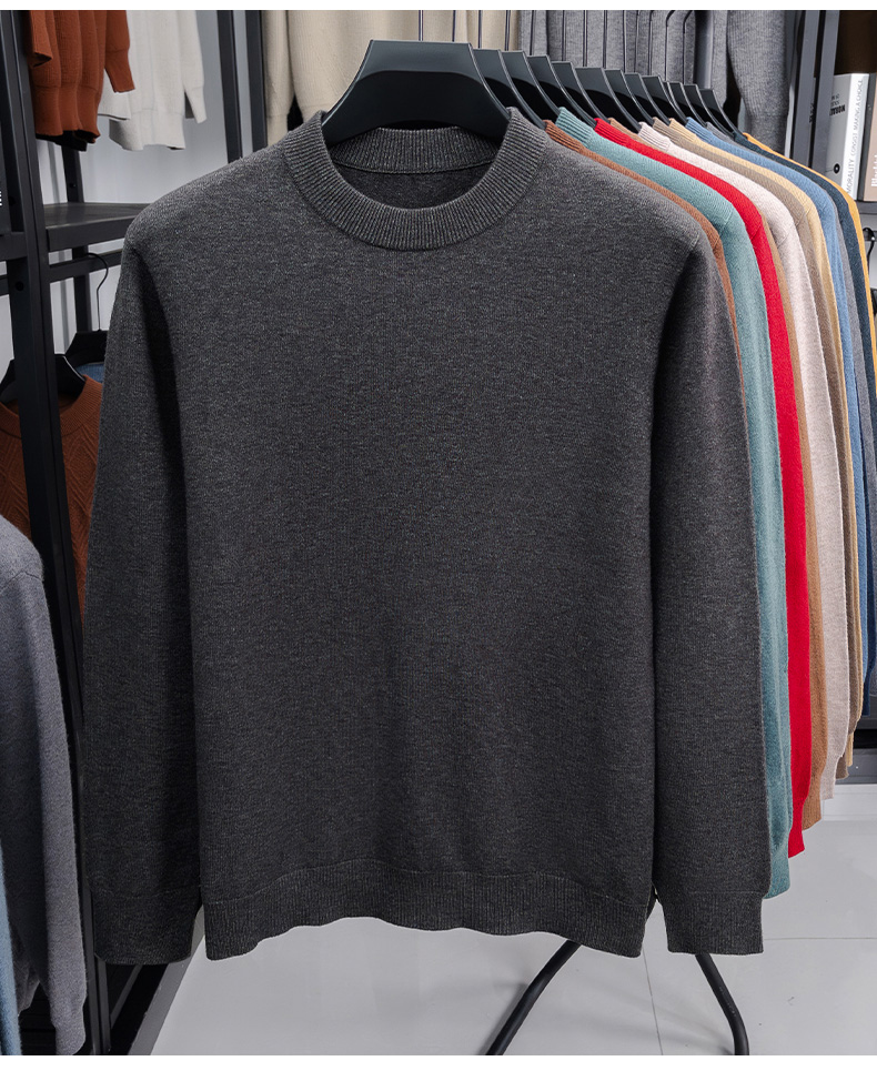 100% Wool Crew Sweater