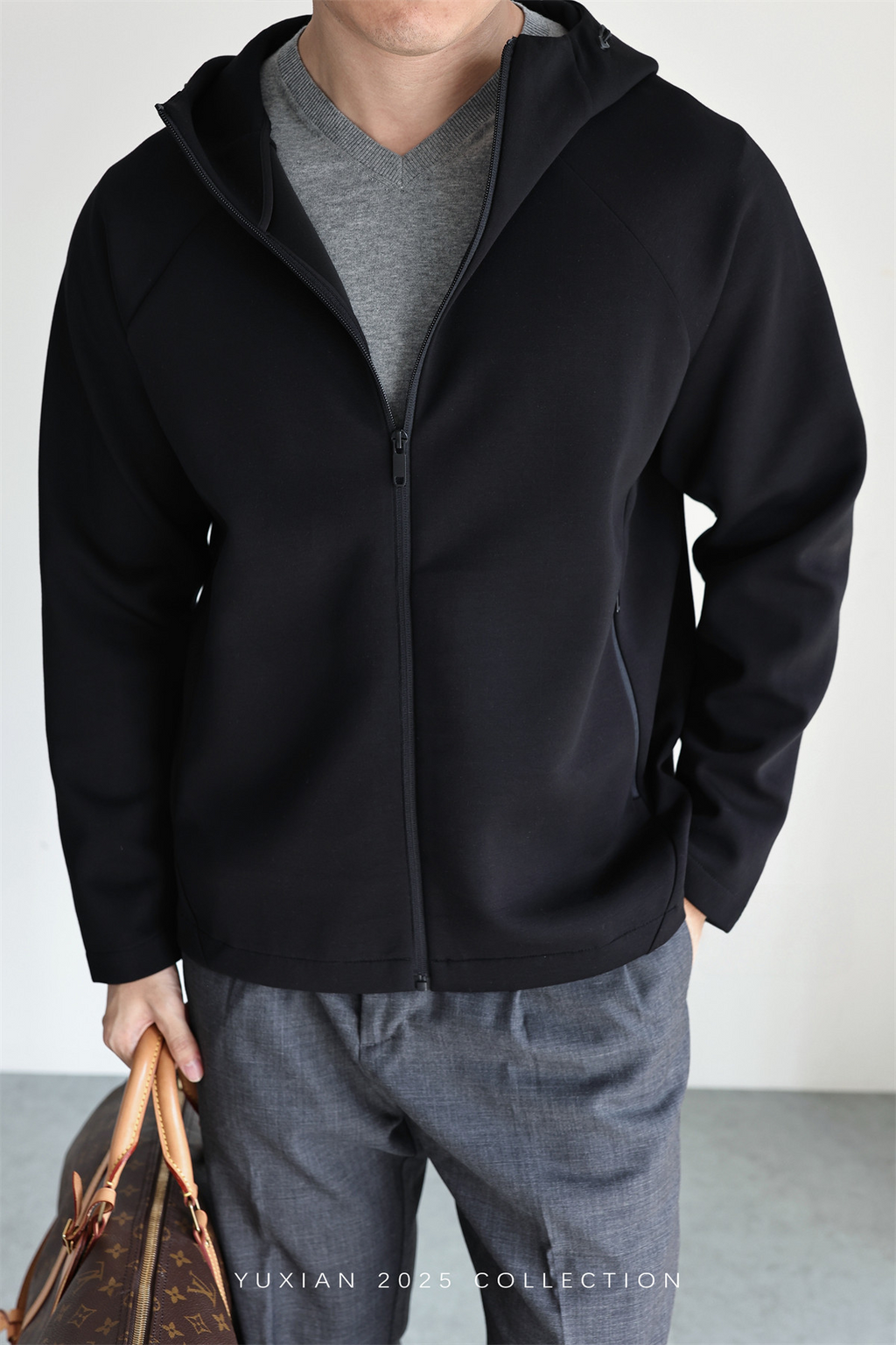MONSEN Suitory Zero-Pressure Airfeel Cotton Hooded Zip Jacket product image