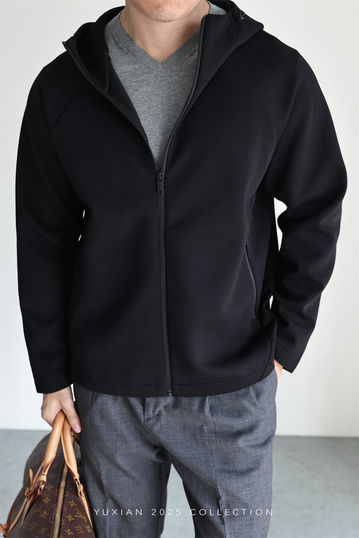MONSEN Suitory Zero-Pressure Airfeel Cotton Hooded Zip Jacket product image