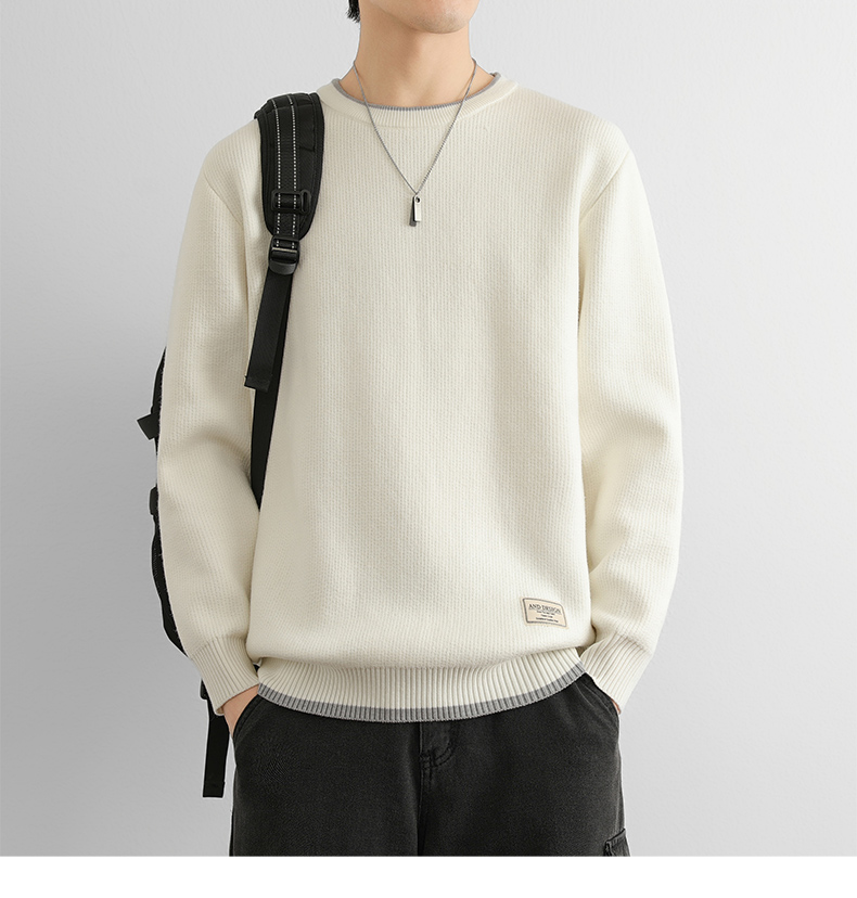Lightweight Wool Crewneck Sweater