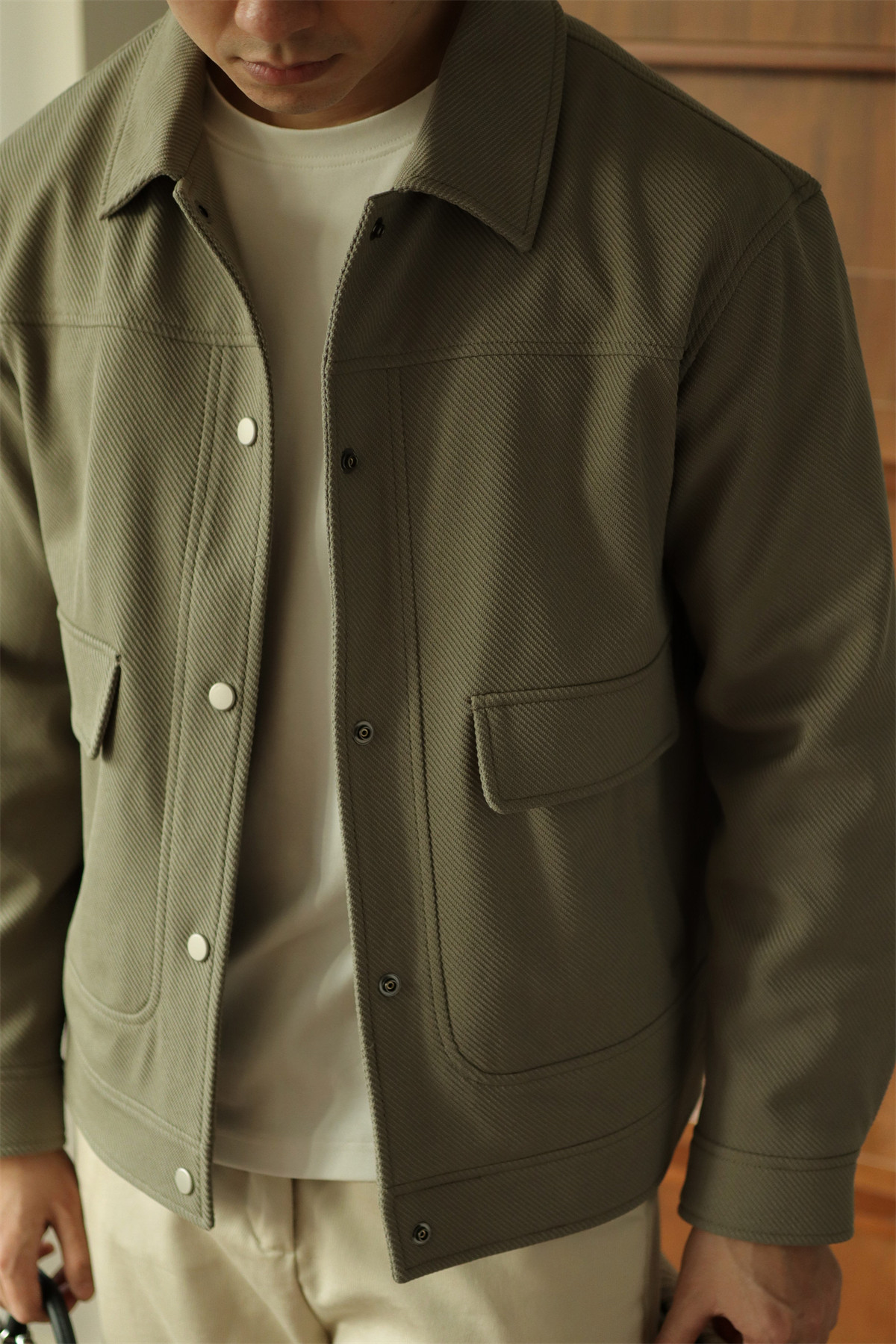 MONSEN Suitory Textured Twill Pocket Work Jacket product image