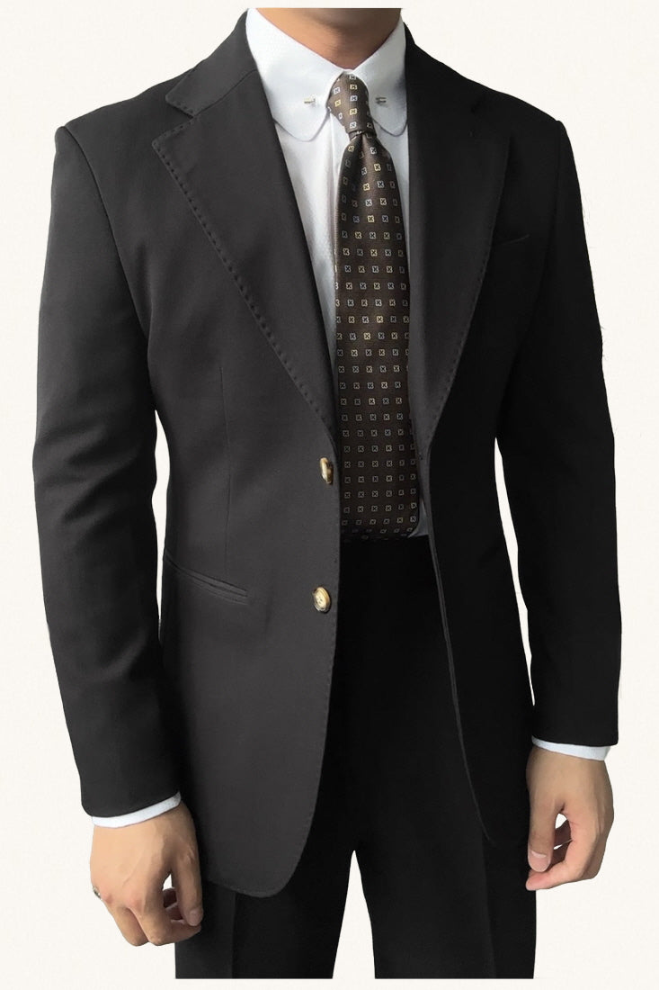 MONSEN Suitory Neapolitan Slim Suit (Single-Breasted) in Performance Blend product image