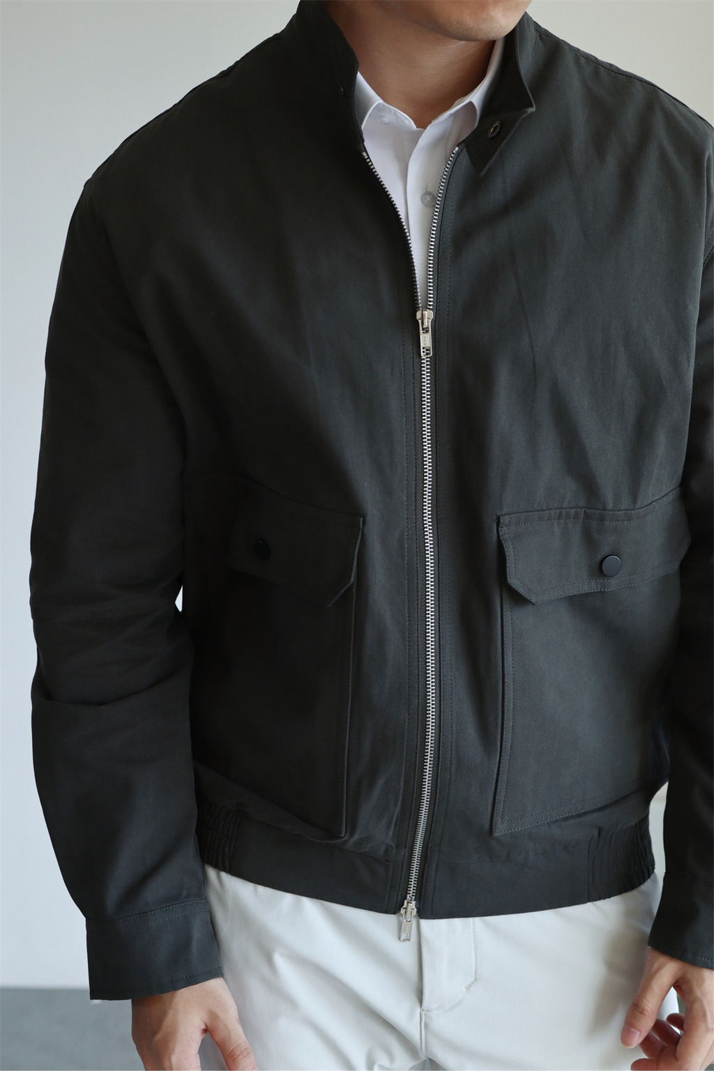 MONSEN Suitory G9 Harrington Washed Cotton Jacket product image