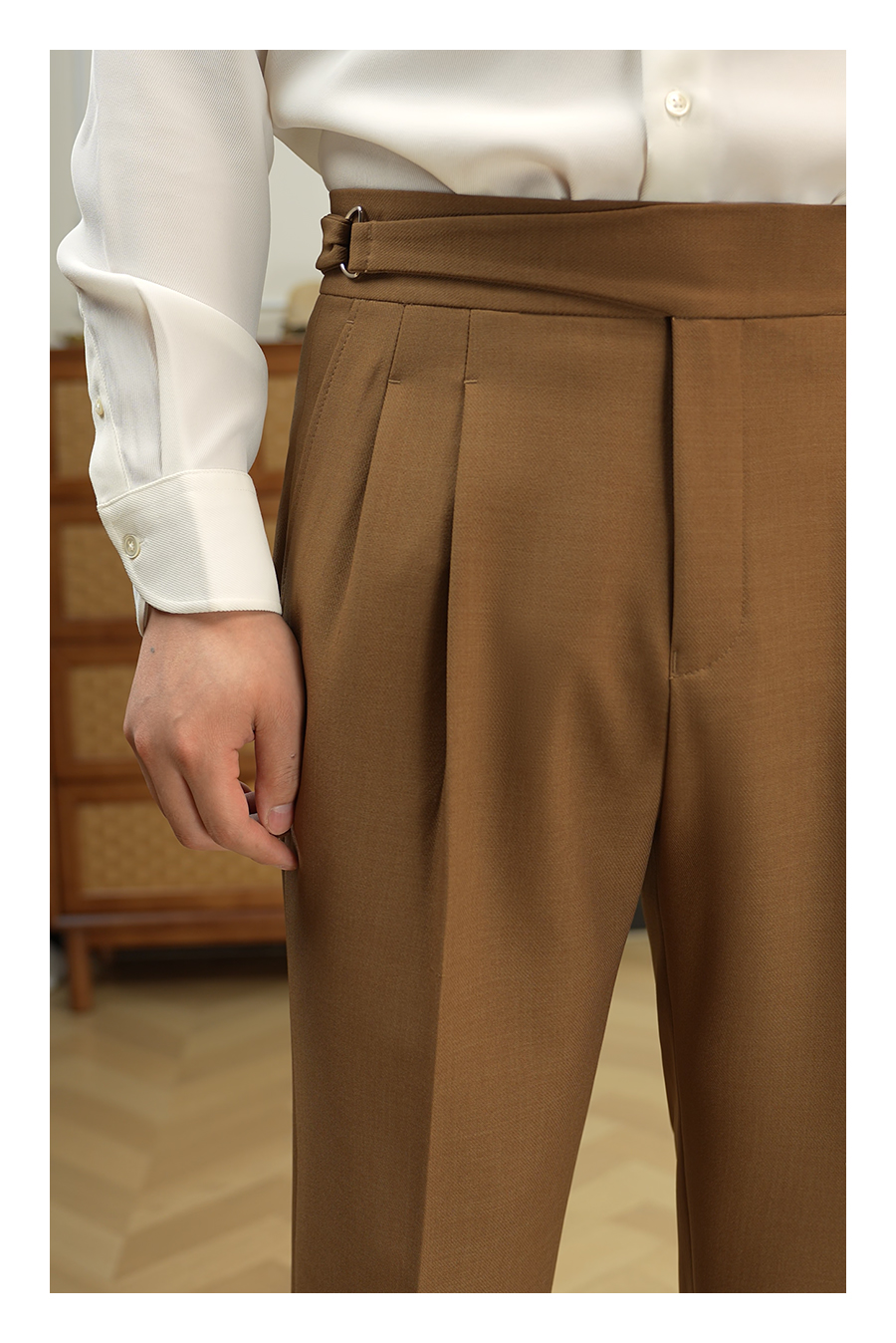 Double-Pleated Trousers