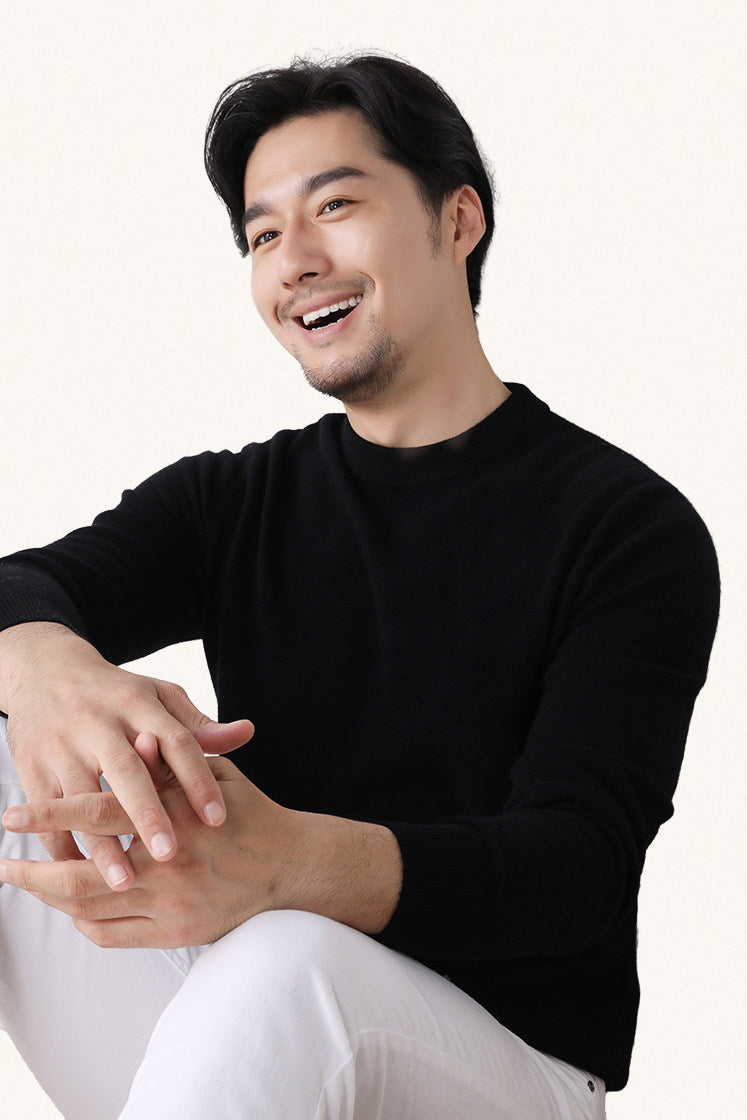 MONSEN Suitory 100% Wool Lightweight Crewneck Knit product image