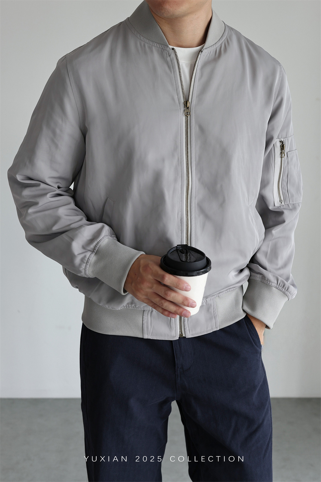 MONSEN Suitory Lightweight MA-1 Flight Jacket in Performance Blend product image