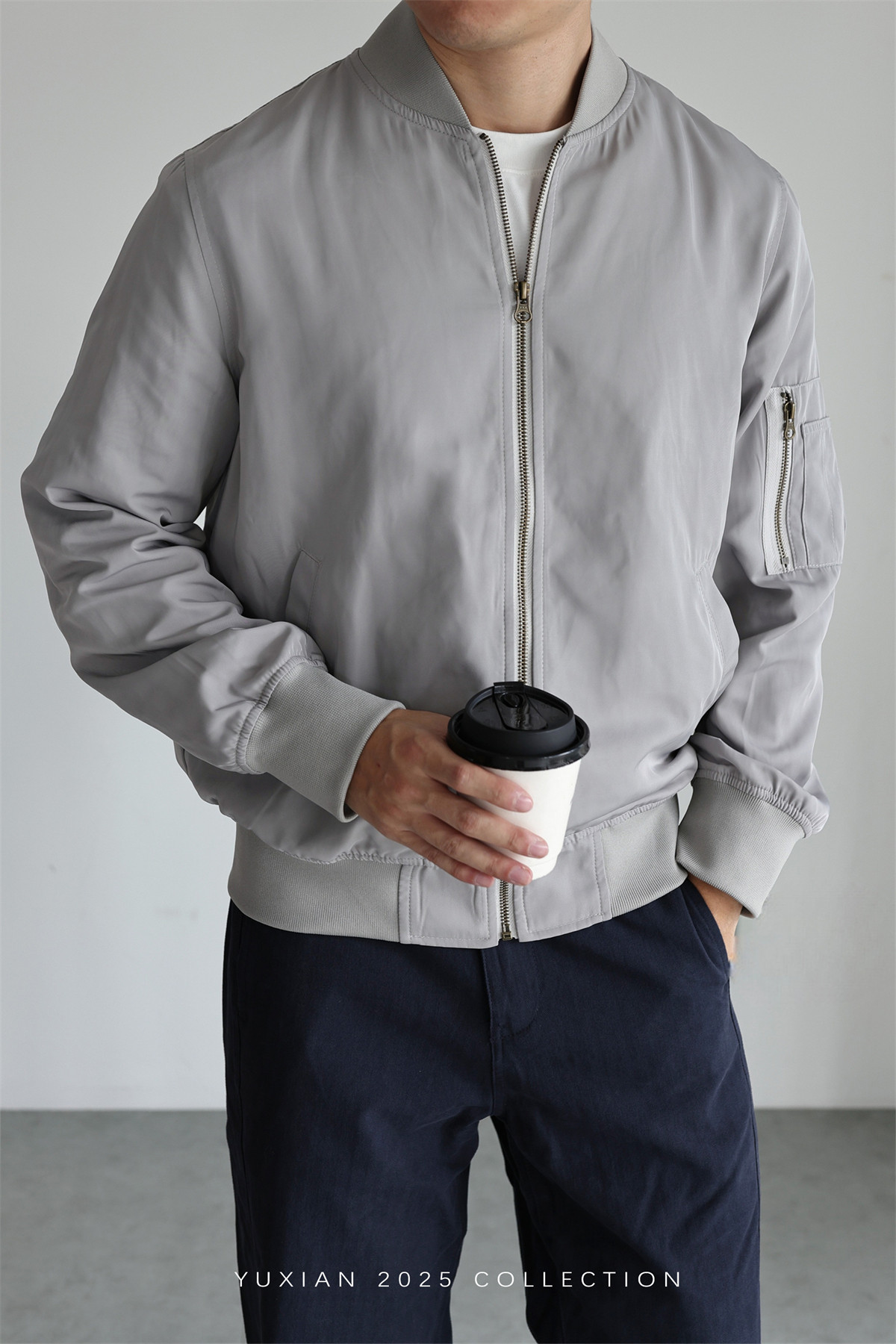 MONSEN Suitory Lightweight MA-1 Flight Jacket in Performance Blend product image
